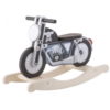 Schaukelmotorrad aus Holz